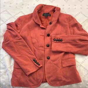 Anne Klein Pink Blazer Structured Suit Jacket